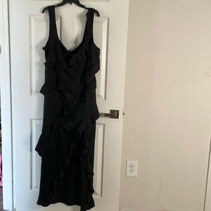 PrettyLittleThing | Dresses | Prettylittlething Black Slinky Lace Trim Split Detail Maxi Dress | Poshmark PrettyLittleThing | Dresses | Prettylittlething Black Slinky Lace Trim Split Detail Maxi Dress | Poshmark